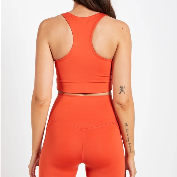 Like new salmon/orange leggings - Size M - (part of a set, but sold separately) - Picture 5 of 6
